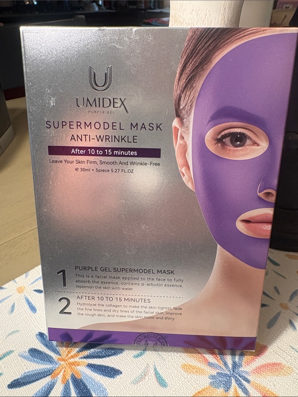 Purple Gel Supermodel Anti-Wrinkle Mask